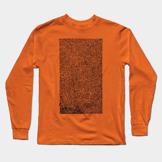 One Line Long Sleeve T-Shirt by Bajingseng